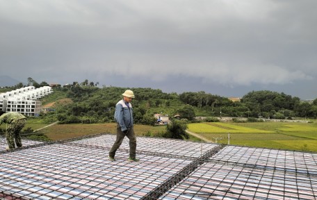 TAT - Triển khai đổ bê tông mái sàn tầng 5 tòa khách sạn 